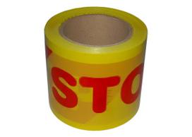 Juosta pavojingų zonų aptvėrimui "STOP" 100mm x 100m