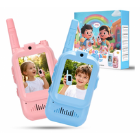 Vaikiškos racijos Walkie Talkie su asmenukių / selfie kamera