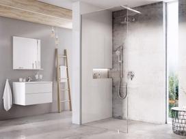 Dušo sienelė Ravak Walk-In Wall Set 100, 100 cm x 200 cm, skaidri sp./chromo sp./grūdintas