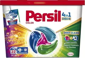 Skalbimo kapsulės PERSIL DISCS Color, 22 vnt