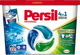 Skalbimo kapsulės PERSIL DISCS Universal, 22 vnt