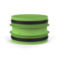 Plastikinė jungtis su tarpinėmis D180-D180 (M/M)