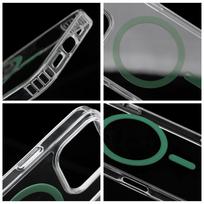 Samsung S26 ULTRA Drop Glue spalvingo žiedo Mag Cover dėklas, suderinamas su MagSafe tamsiai žalias