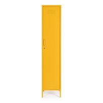 Geltonos spalvos iš metalo su užraktu spintelė 38x185x46 cm Cambridge – Yes Everyday