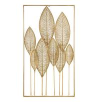 Iš metalo didelio formato sieninė dekoracija 52,5x95 cm Adhira – Bizzotto