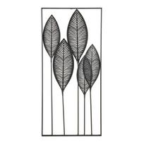 Iš metalo didelio formato sieninė dekoracija 61x135 cm Adhira – Bizzotto