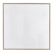 Paveikslas tapyba rankomis (tapyba) su rėmeliu/tapyba ant drobės 83x83 cm Texture – Bizzotto
