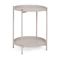 Iš metalo apvalios formos šoninis stalas ø 42 cm Herdys – Yes Everyday