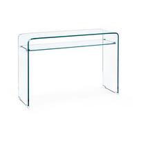 Iš stiklo konsolinis staliukas 35x110 cm Iride – Bizzotto