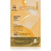 VT Cosmetics Vita-Light Reedle Shot 100 2Step Hydrogel Mask intensyvaus poveikio hidrogelio kaukė spindesiui ir drėkinimui suteikti 34.5 g