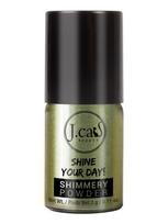 J.CAT Švytėjimo suteikianti priemonė SHINE YOUR DAY! SHIMMERY POWDER (152 GREEN TEA FRAPP), 3 g