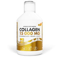 Swedish Nutra – Marine Collagen 15 000 mg skystas jūrinis kolagenas su hialurono rūgštimi, retinoliu ir vitaminais, 500 ml