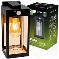 Sodo sieninis šviestuvas lauko fasadinis E27 LED su PIR judesio jutikliu IP54