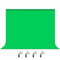 Žalias fonas, medžiaginis green screen fotofonas 3x2m