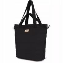 Moteriškas pirkinių krepšys, moteriška tašė (shopper) iš poliesterio, juodas