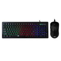 Baracuda Gaming membraninė klaviatūra su pele ORCA Gaming Combo, US išdėstymas, juodos spalvos (BGC-011)