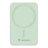 Verbatim Charge 'n' Go Essentials Magnetic Wireless Power Bank, 20000mAh, Green