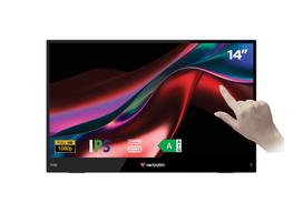 Verbatim PMT-14 Portable 14" Touch Monitor 14" Full HD 1080P, Black