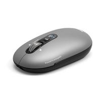 PORT CONNECT Pure MAC COLLECTION, Wireless Rechargeable Mouse, Bluetooth, FreeWheel, 3200 DPI, Black