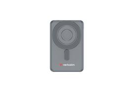 Verbatim Charge 'n' Go 2C Magnetic Wireless Power Bank with Stand, 5000mAh, 2× USB-C, Grey