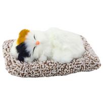 Žaislinis gyvūnas katė Lean Toys Plush Animal Sleeping, balta sp.