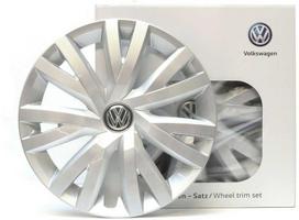 Vag Ratai Apdailos Ziedai Sidabro Chromo Juodos 2013 2017 Golf Jetta Originalus 5G0071456YTI