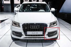 VAG Naujas originalus AUDI Q5 priekinis kairysis oro vadovas groteles satino juodos spalvos 8R0807681ACBFM OEM