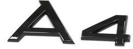 VAG NAUJAS ORIGINALUS AUDI A4 JUODOSIOS REDAKCIJOS GALINIS ŽENKLAS EMBLEMOS STIKERIS LOGOTIPAS 8W0853741T94
