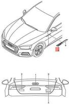 VAG Originalus AUDI A5 S5 kabrioletas kupė sportback Audi Sp. apdaila dešinė 8W6853602GT94
