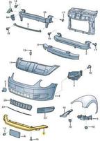 VAG Originalus Volkswagen Beetle priekinis bamperio apatinis spoileris juodas 5C5805903E9B9