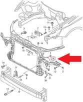 VAG NAUJAS ORIGINALUS AUDI A1 8X 2012-2014 ŽIBINTŲ KAIŠTIS K/D KAIRĖS PUSĖS LAIKIKLIS 8X0805607