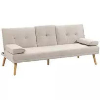 Sofa-lova, 3 vietų sofa su atlenkiamu staliuku iki 250 kg