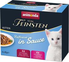 Animonda Vom Feinsten Kitten Raffinesse in sauce - wet cat food - 8x85g