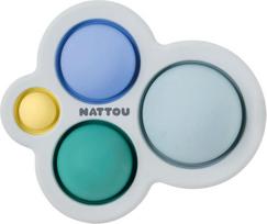 Nattou Silikoninis žaislas POP IT, mėlynas