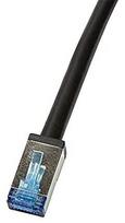 Tinklo kabelis Logilink CAT.6A S/FTP CQ7143S RJ-45, RJ-45, 50 m, juoda sp.