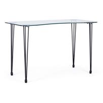 Rašomasis stalas su stikliniu stalviršiu 60x120 cm Rondo – Bizzotto
