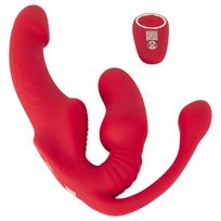 You2Toys Strapless - prisegamas trijų atšakų vibratorius (rožinis)
