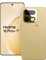 Realme  16 Pro+ 5G 6.8-inch (17.27 cm) Dual SIM Android 16 USB Type-C 12GB 512GB 7000 mAh Gold