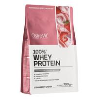 OstroVit 100% išrūgų baltymai - kreminio braškių skonio - 700 g