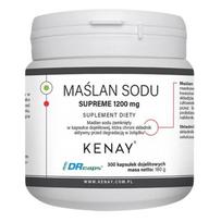 KENAY natrio butiratas SUPREME 1200 mg - 300 kapsulių