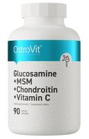 OstroVit gliukozaminas + MSM + chondroitinas + vitaminas C - 90 tablečių