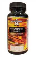 Apollo's Hegemony vitaminas D3 2000 TV – 180 kapsulių
