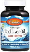 Carlson Labs laukinių norvegiškų menkių kepenų aliejaus brangakmeniai, 1000 mg – 100 kapsulių