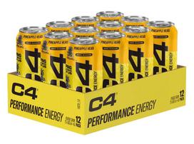Cellucor C4 Performance Energy, ananasų galvutės – 12 x 500 ml.