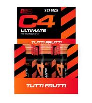 Cellucor C4 Ultimate Pre - Workout Shot, Tutti Frutti - 12 x 60 ml.