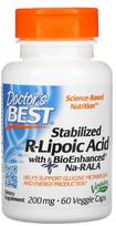 Doctor's Best stabilizuota R - lipoinė rūgštis su Na - RALA, 200 mg - 60 kapsulių