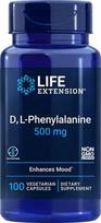 Life Extension D L - fenilalaninas, 500 mg - 100 kapsulių