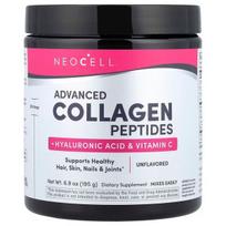 NeoCell Advanced kolageno peptidai su vitaminu C ir hialurono rūgštimi – 195 g