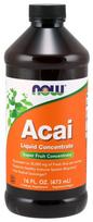 NOW Foods skystas acai uogų koncentratas – 473 ml.