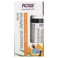 NOW Foods eterinio aliejaus rutulinis dezodorantas, sezoninė apsauga – 10 ml.